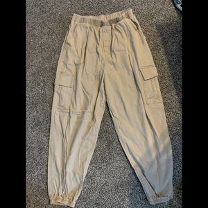 Khaki cargo pants